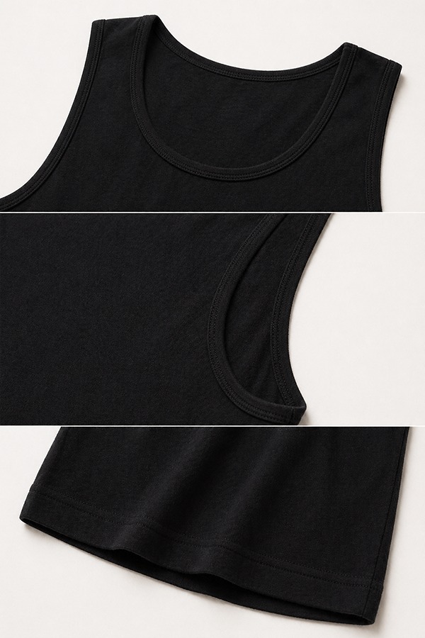 100% Cotton Tank Tops details