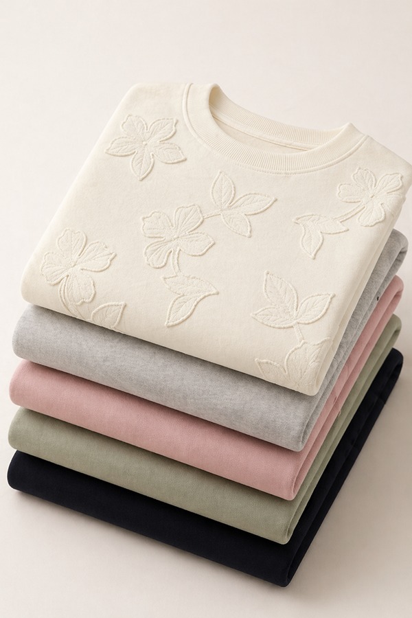 Appliqué Sweatshirts types colors