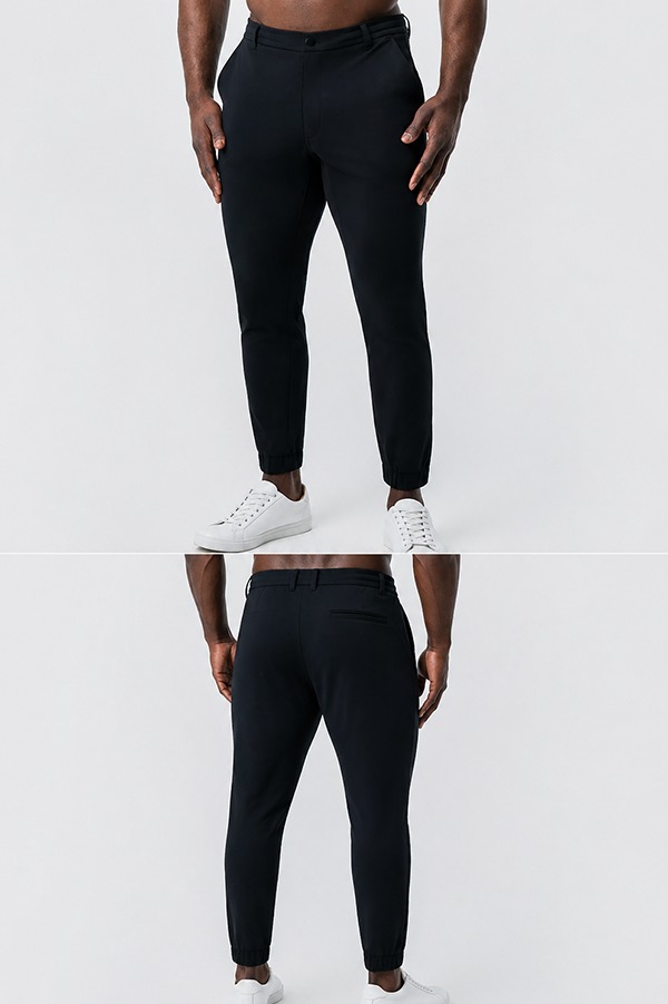 Athletic Fit Sweatpants front back