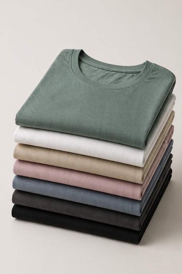 Bamboo Fabric T-Shirts types colors