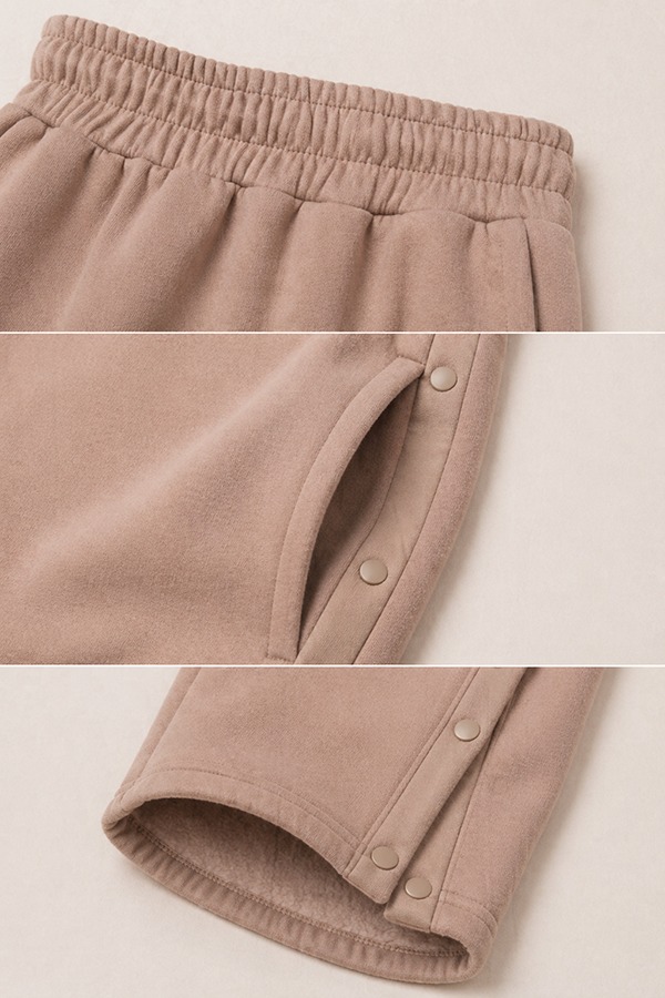 Brushed Fleece Sweatpants details
