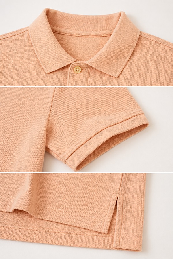 Classic Pique Polo Shirts details