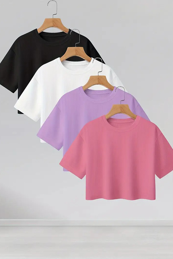 Cropped T-Shirts types colors