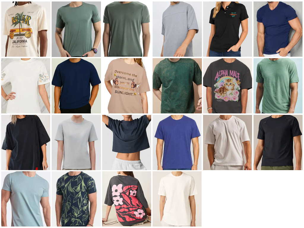 Custom T-Shirt Manufacturer all types