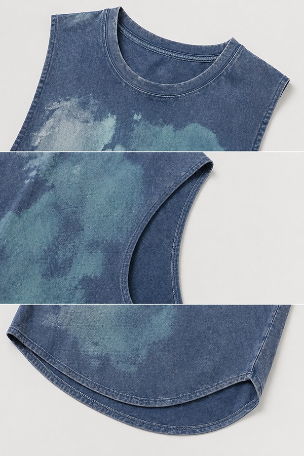 Drop Armhole Streetwear Tanks details