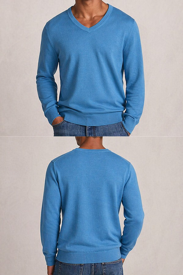 Fine Gauge Sweaters (lightweight) front back