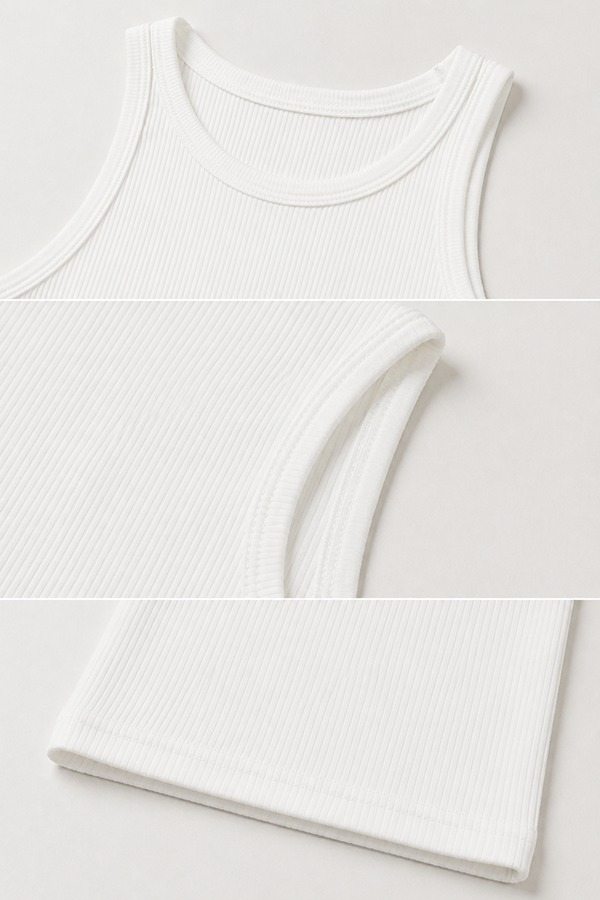 Fitted Slim Tank Tops details