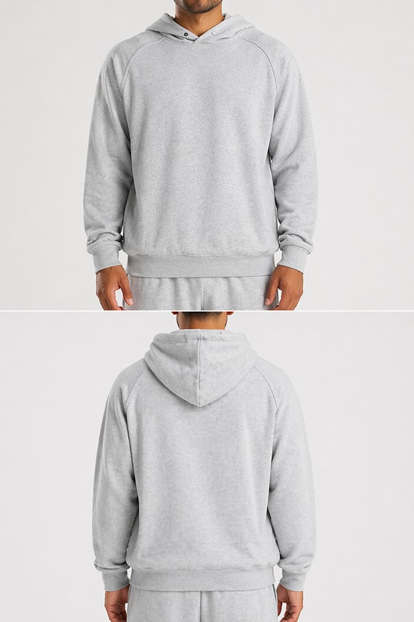 French Terry Hoodies front back