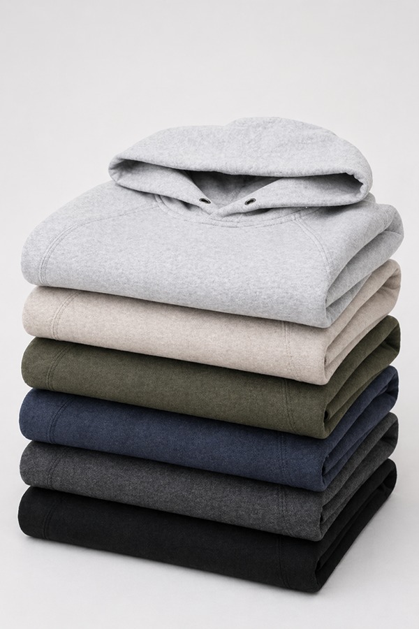 French Terry Hoodies types colors