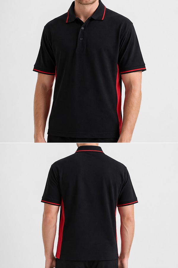 Hospitality & Staff Polo Shirts front back