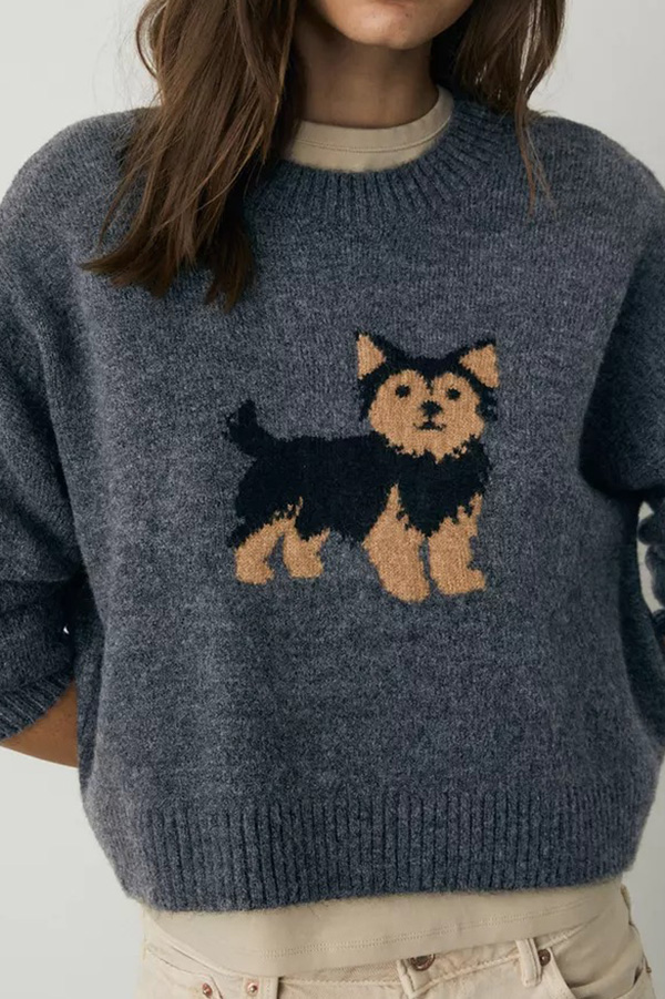 Intarsia Knit Sweaters
