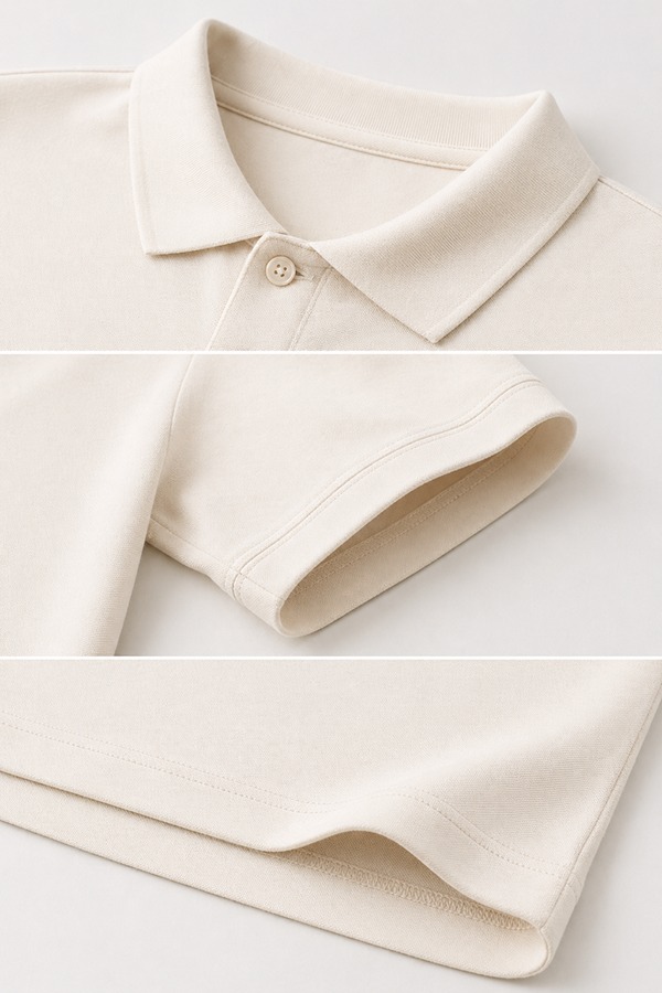 Interlock Polo Shirts details