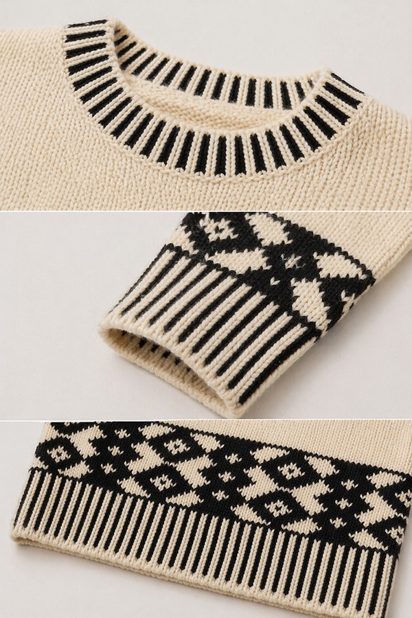 Jacquard Knit Sweaters details