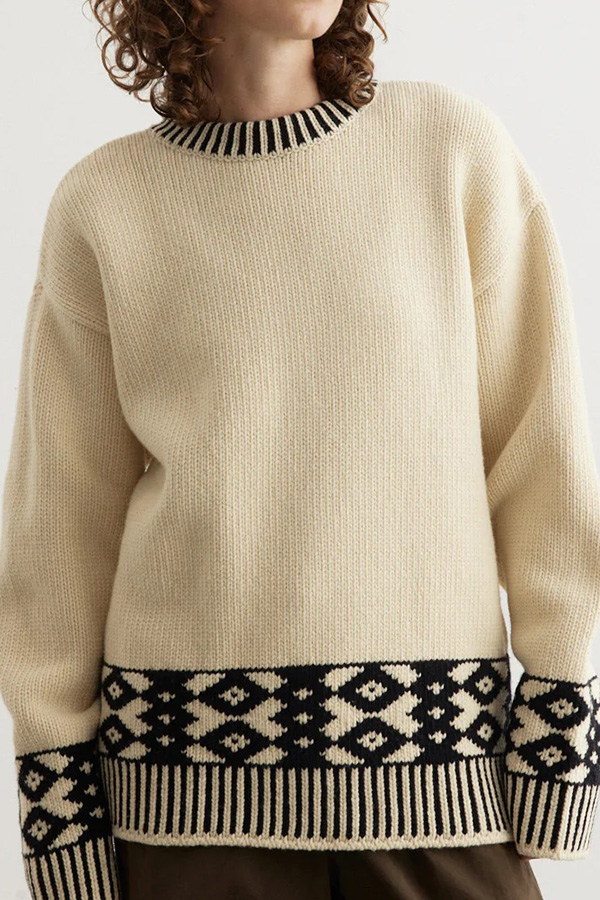 Jacquard Knit Sweaters