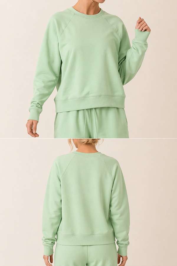 Lightweight Sweatshirts front back