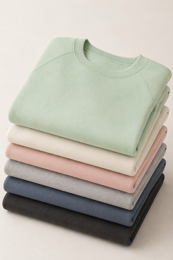 Lightweight Sweatshirts types colors