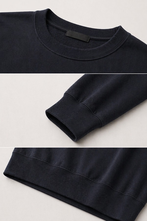 Mercerized Cotton Sweatshirts details