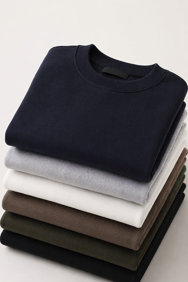 Mercerized Cotton Sweatshirts types colors