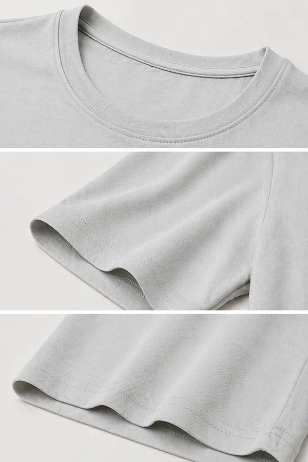 Mercerized Cotton T-Shirts details