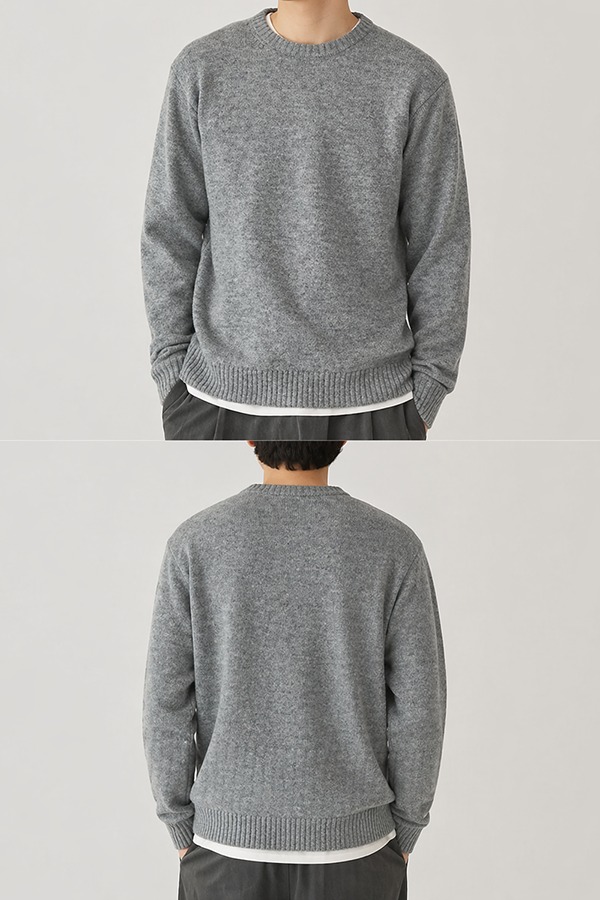 Mid Gauge Sweaters front back