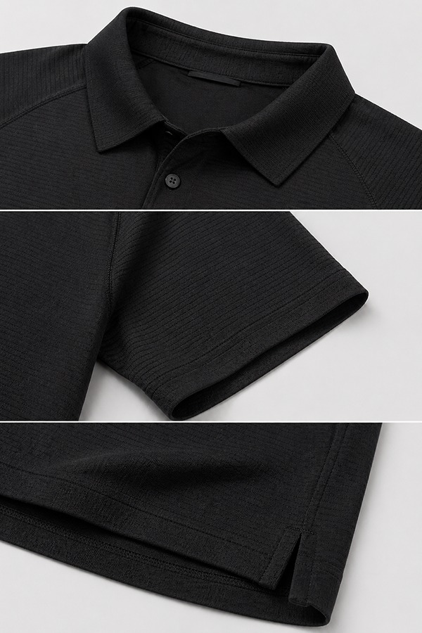 Moisture-Wicking Polo Shirts details