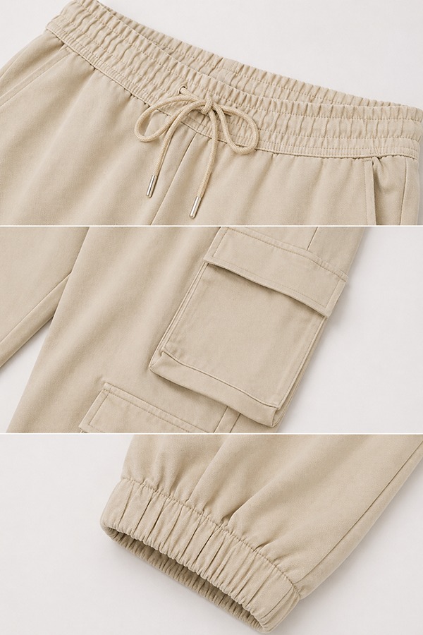 Multi-Pocket Utility Joggers details