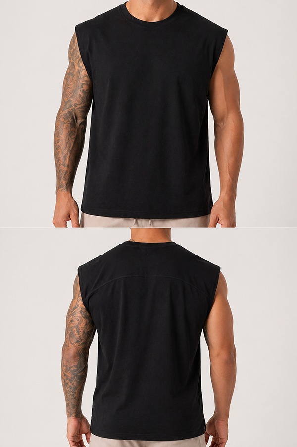 Muscle Tank Tops front back