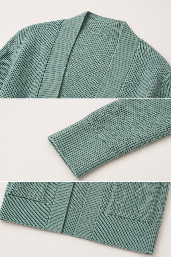 Open-Front Cardigans details