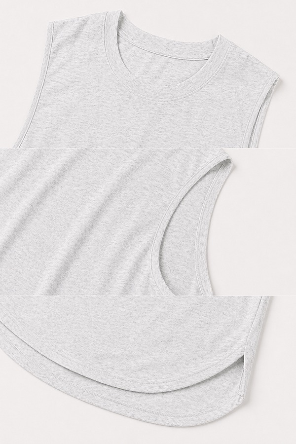Oversized Gym Tank Tops details