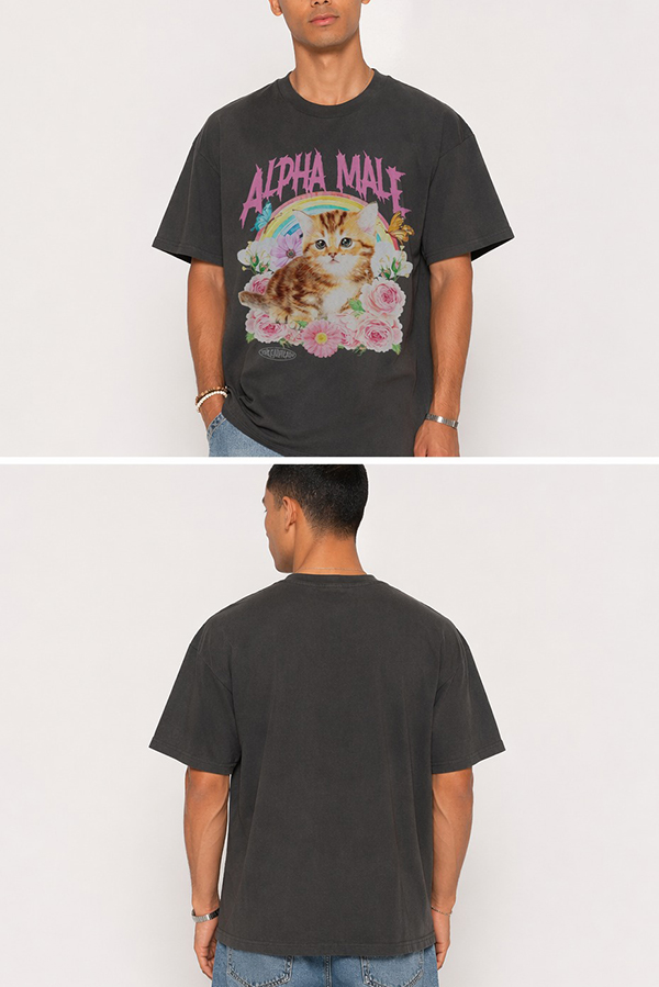 Oversized T-Shirts front back