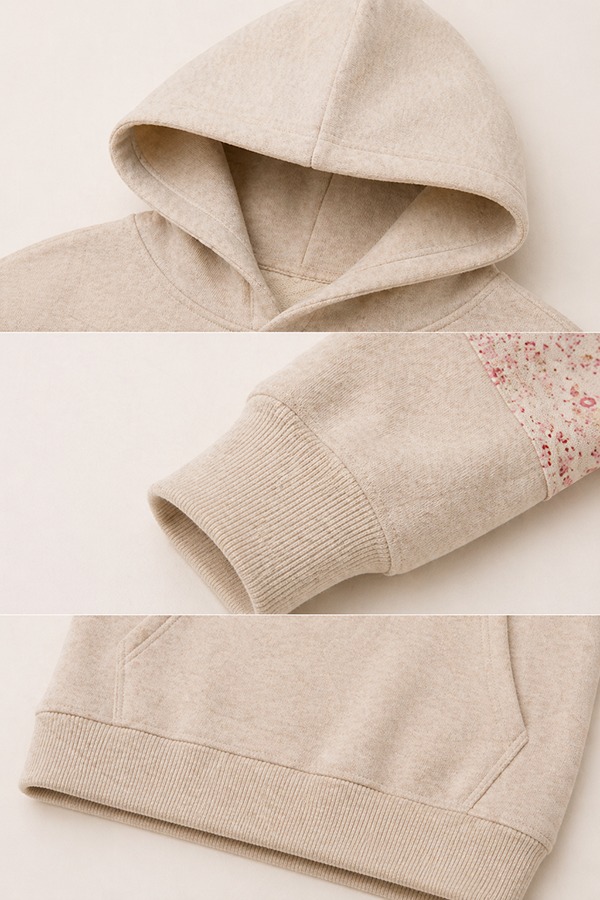 Patchwork Hoodies details
