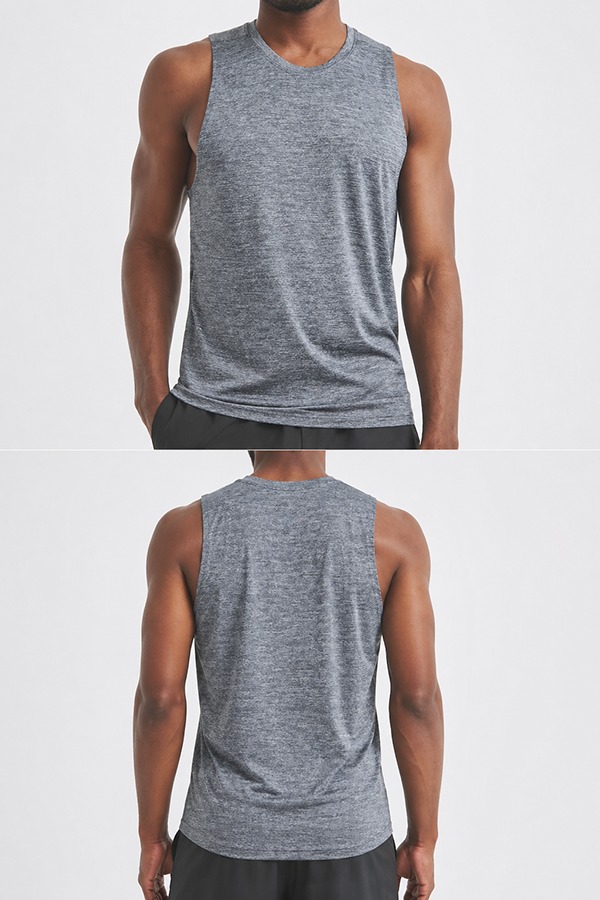 Polyester Performance Tanks front back