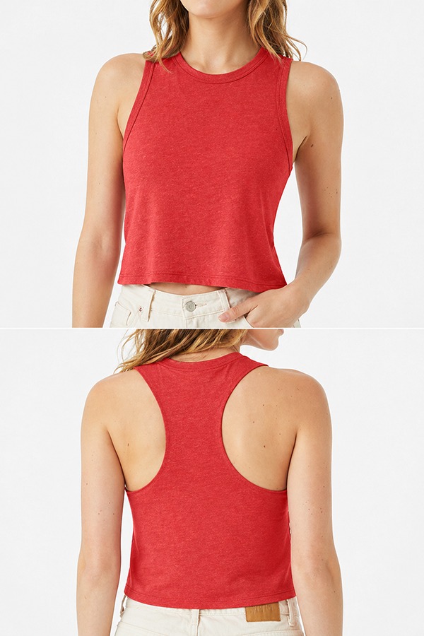 Racerback Tank Tops front back