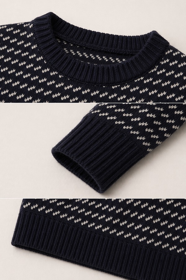 Recycled Yarn Sweaters details