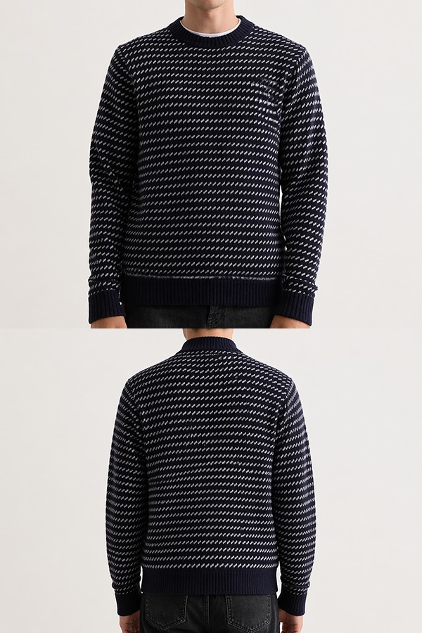 Recycled Yarn Sweaters front back