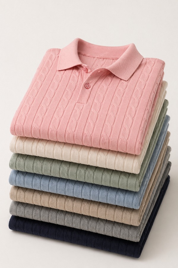 Slim Fit Polo Shirts types colors
