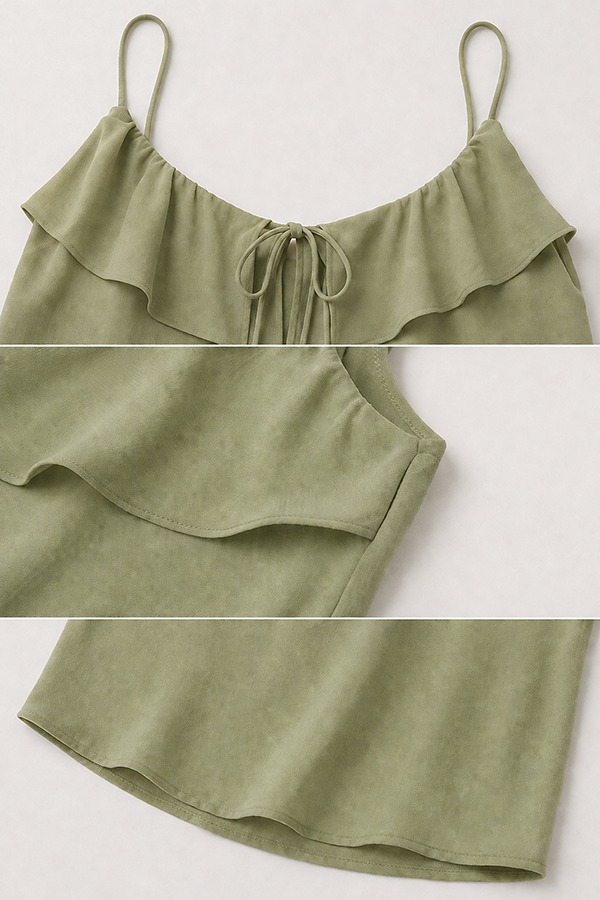 Spaghetti Strap Tank Tops details