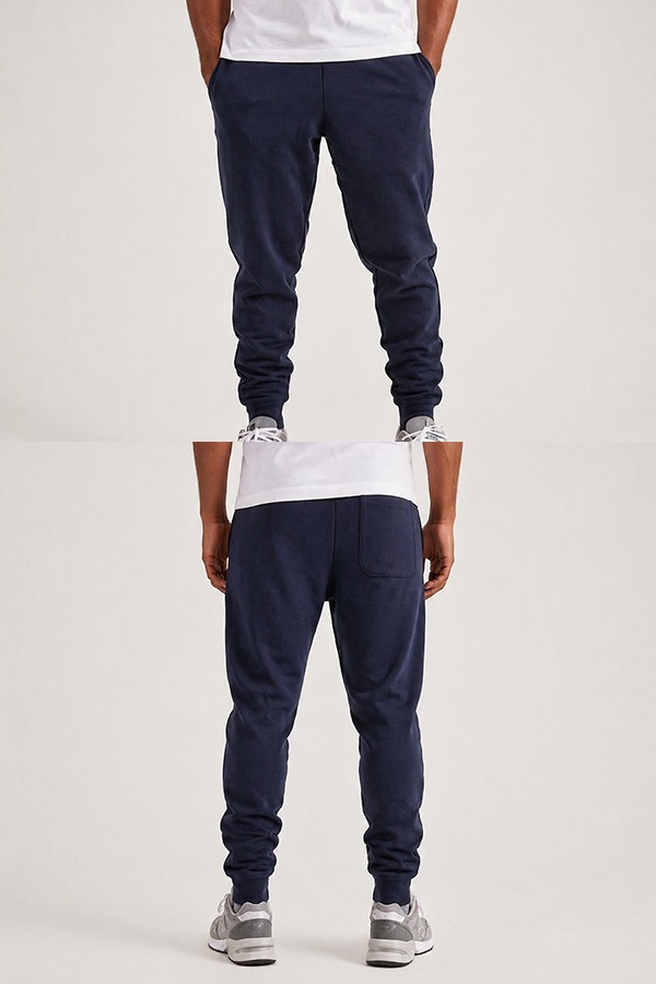 Stacked Joggers front back