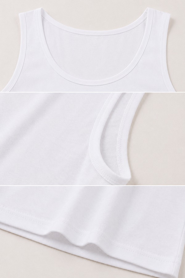 Standard Fit Tank Tops details
