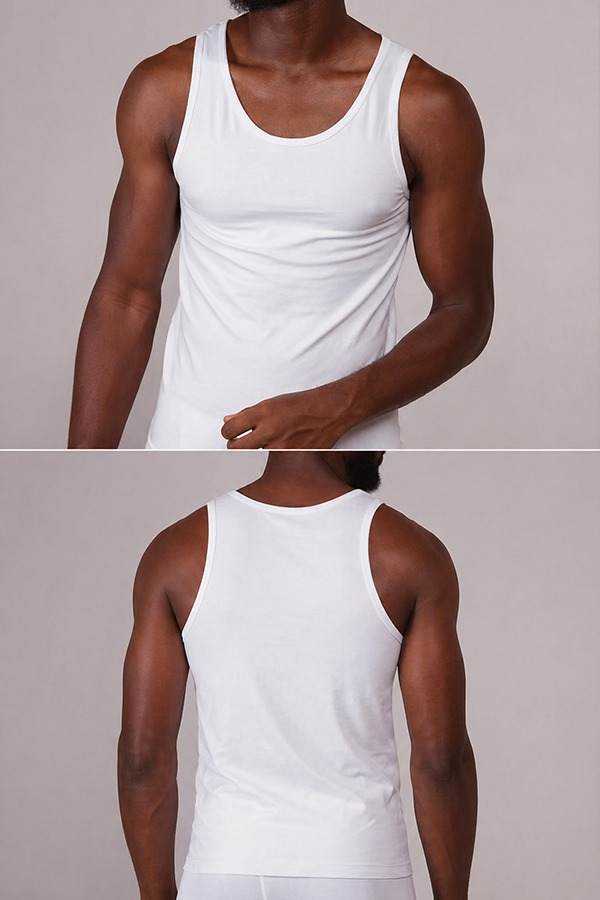 Standard Fit Tank Tops front back