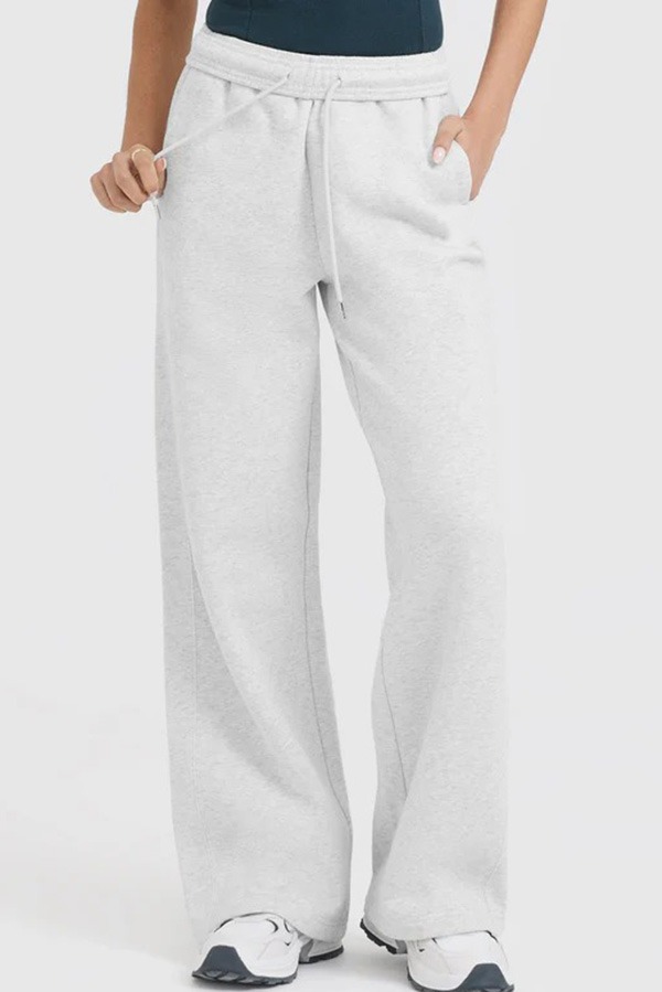 Straight Leg Open Hem Joggers