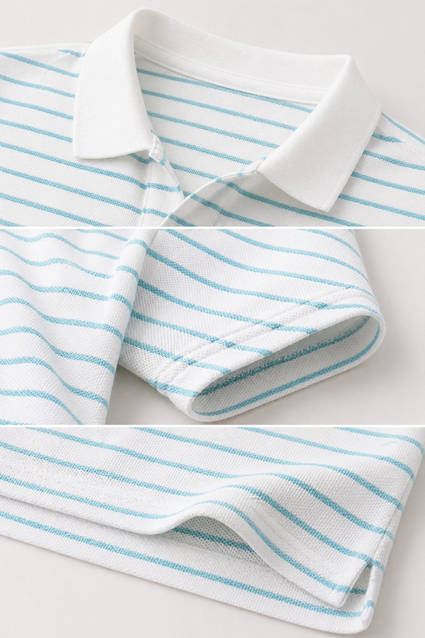 Stretch Blend Polo Shirts details