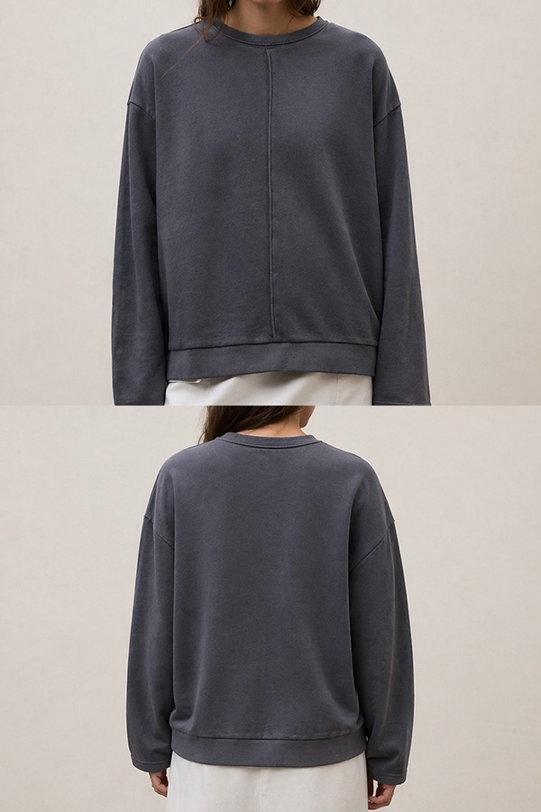 Sustainable Fabric Sweatshirts front back