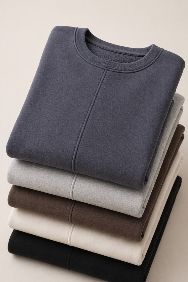 Sustainable Fabric Sweatshirts types colors