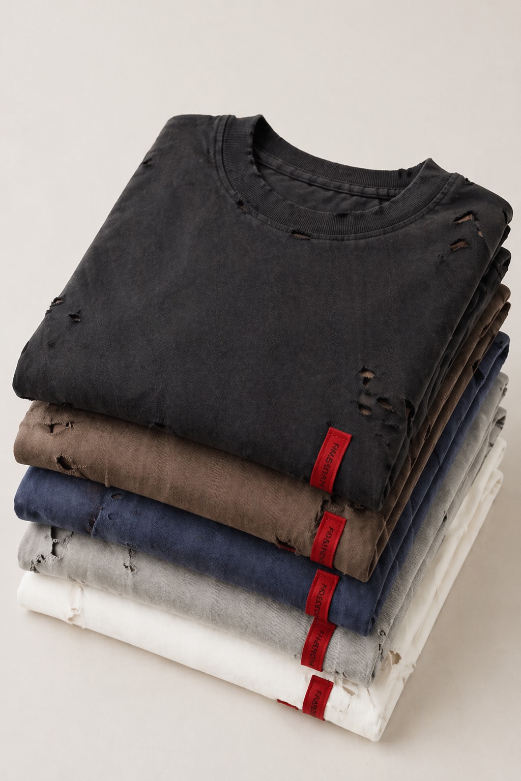 Types colors for Distressed T-Shirts