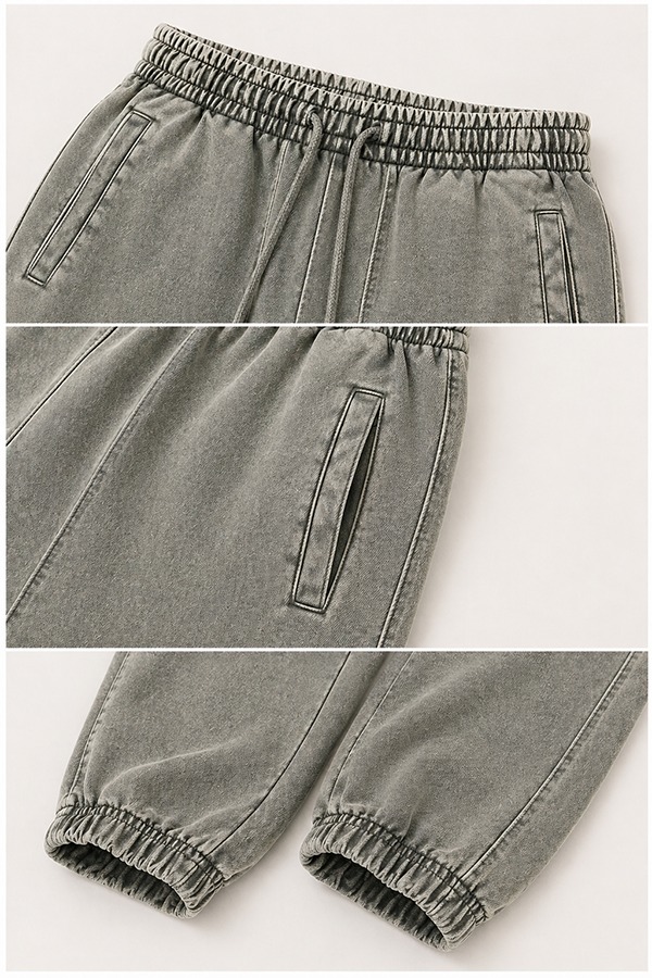 Washed Vintage Sweatpants details