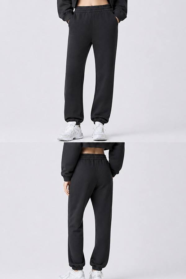 Winter Thermal Sweatpants front back