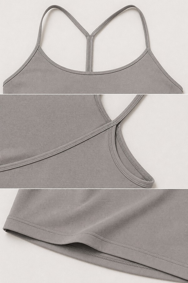 Y-Back Stringer Tank Tops details
