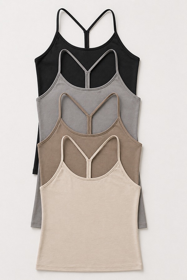 Y-Back Stringer Tank Tops types colors