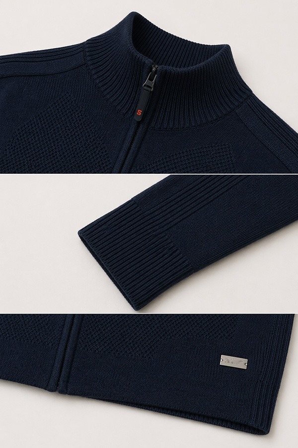 Zip-Up Cardigans details